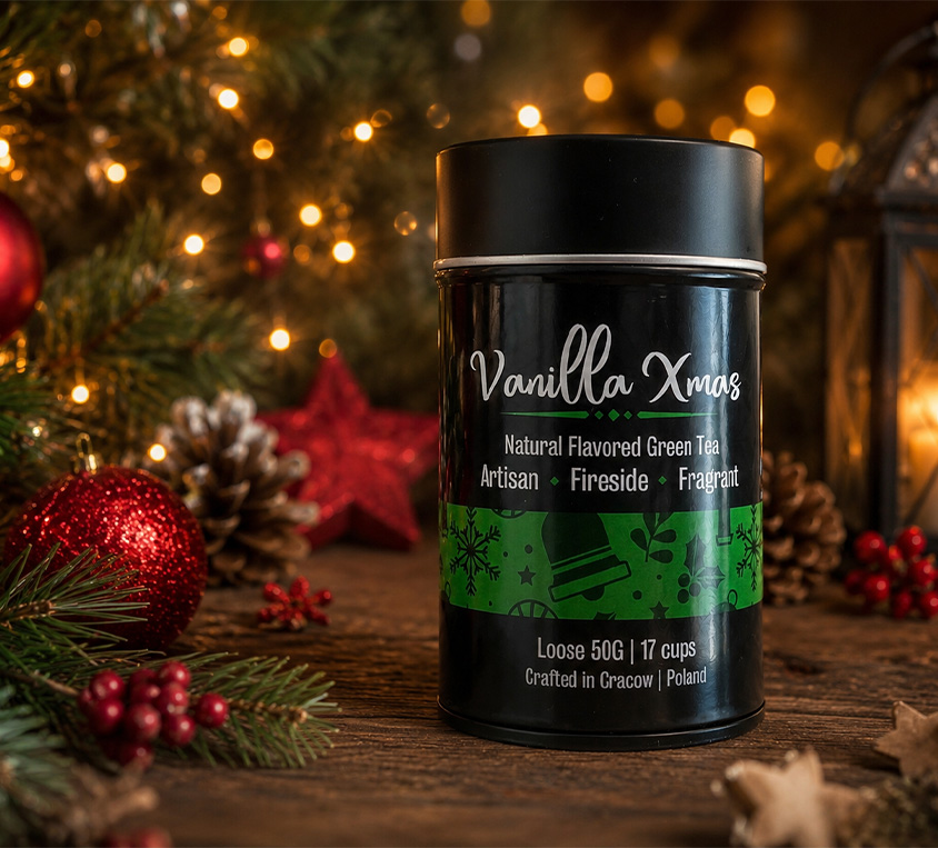 Vanilla Xmas Leo Tea – świąteczne opakowania herbaty